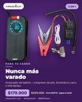 Arrancador de batería y compresor de aire 2 en 1 - MÍO a un clic