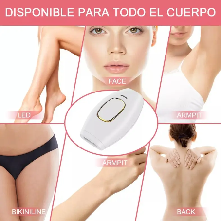 Depiladora IPL zonas del cuerpo