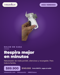 Nebulizador portátil de malla recargable y silencioso - MÍO a un clic