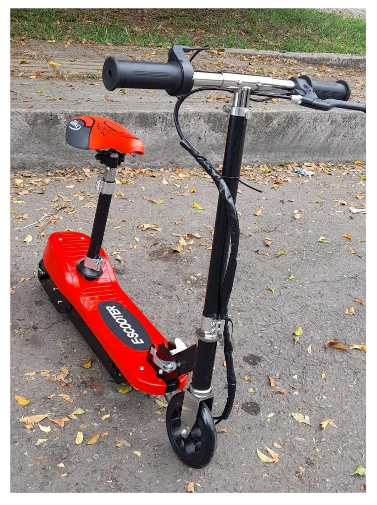 Patineta eléctrica TekSilver roja para niños y adultos