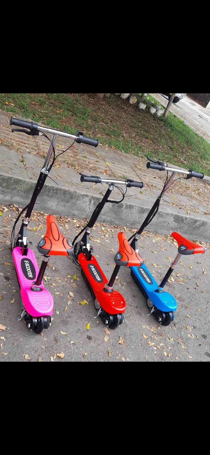 Patineta eléctrica TekSilver colores disponibles